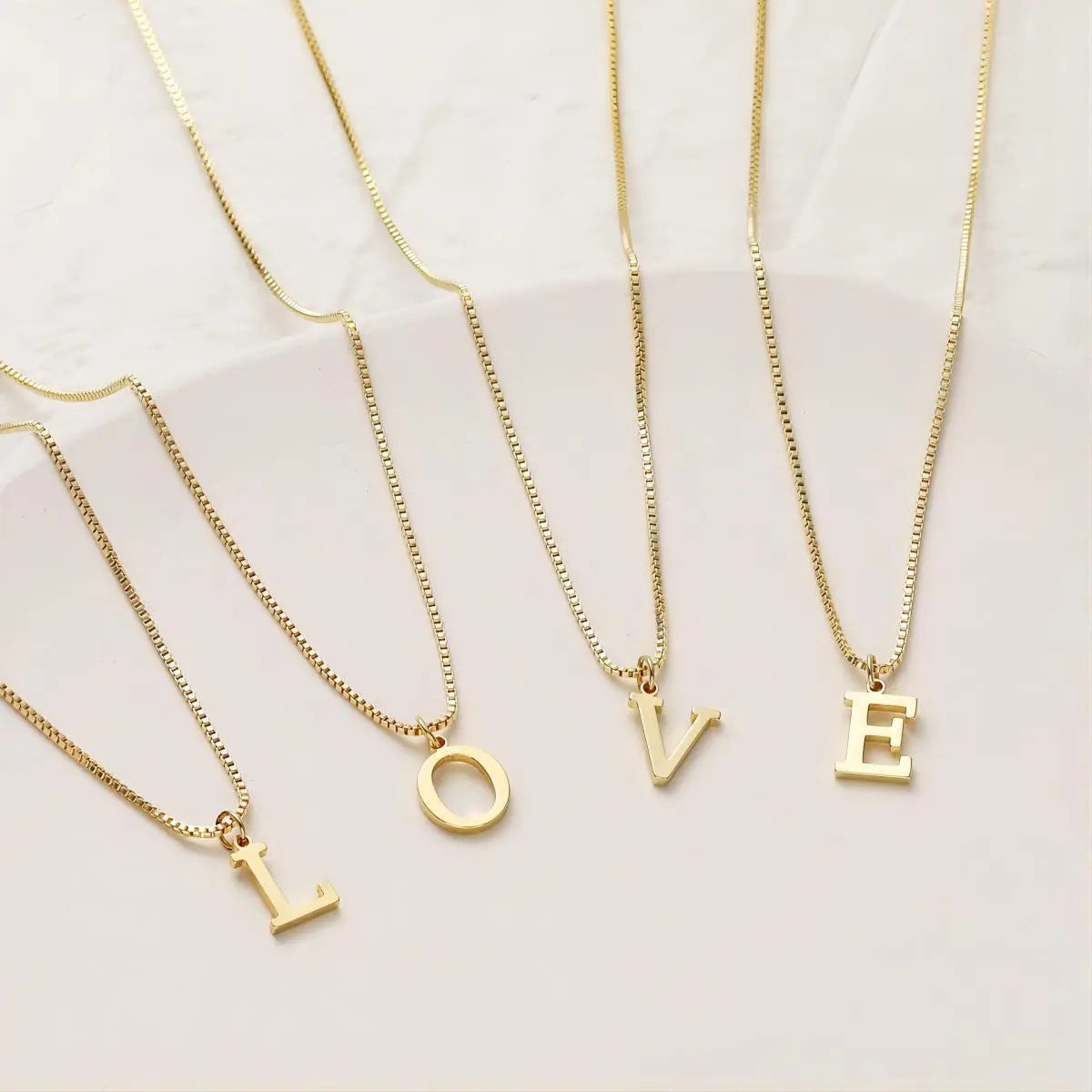 Ashbury | 18k Gold Initial Necklace