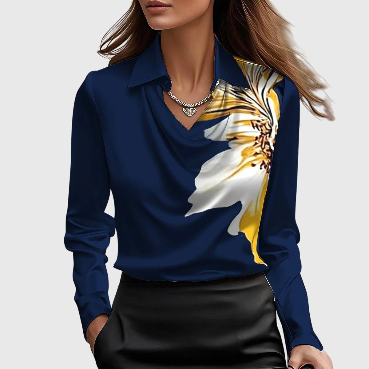 CAMILLE|Elegant blouse