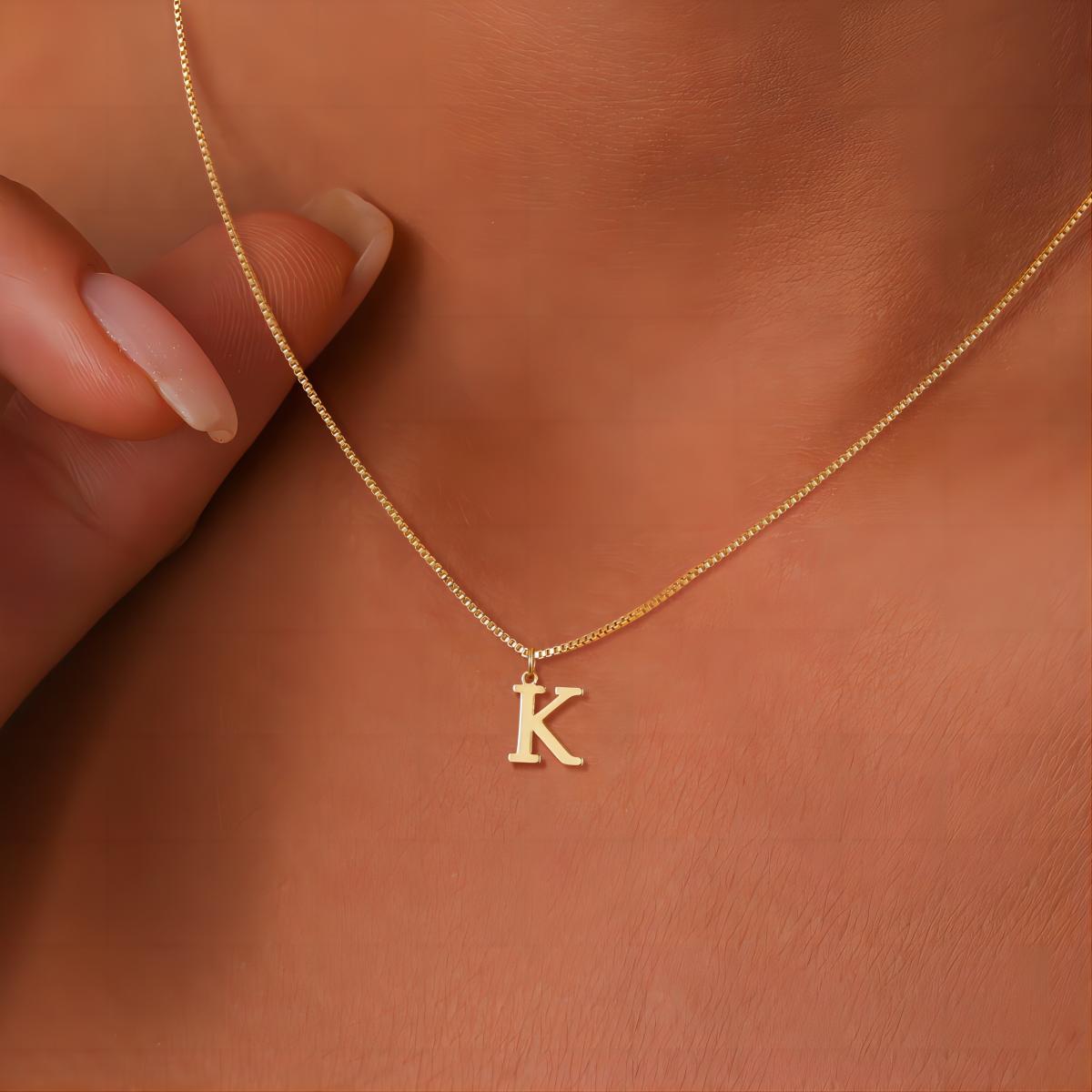 Ashbury | 18k Gold Initial Necklace