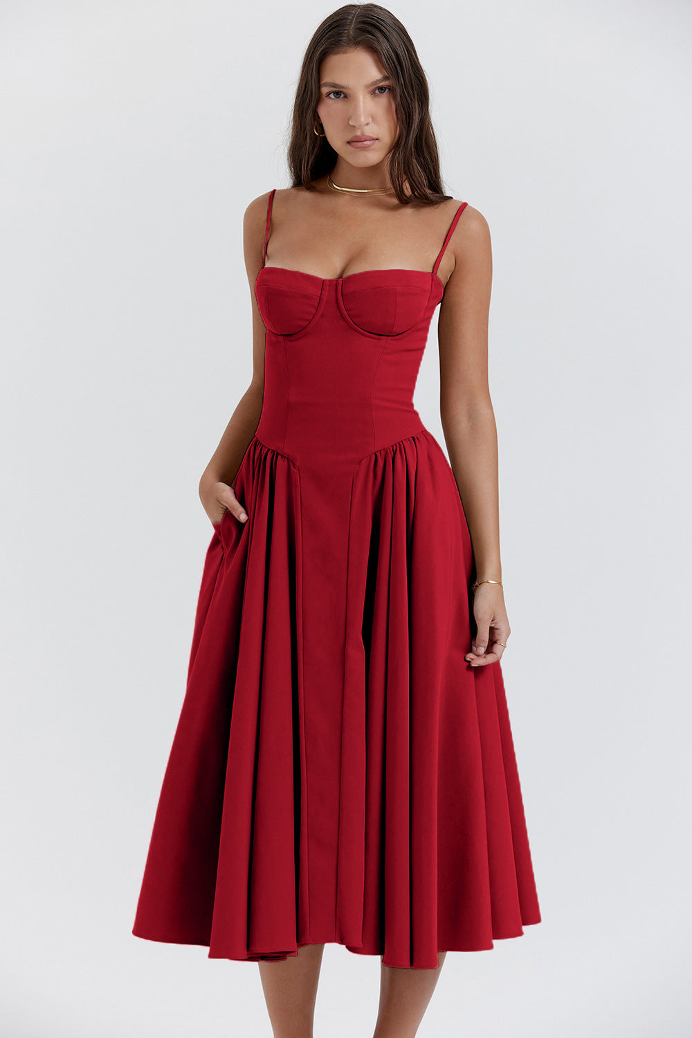 CHELSEA | Retro midi dress