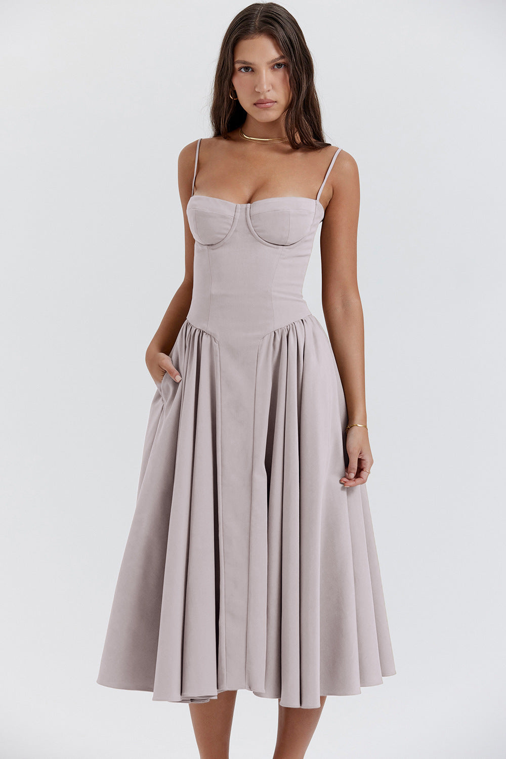 CHELSEA | Retro midi dress