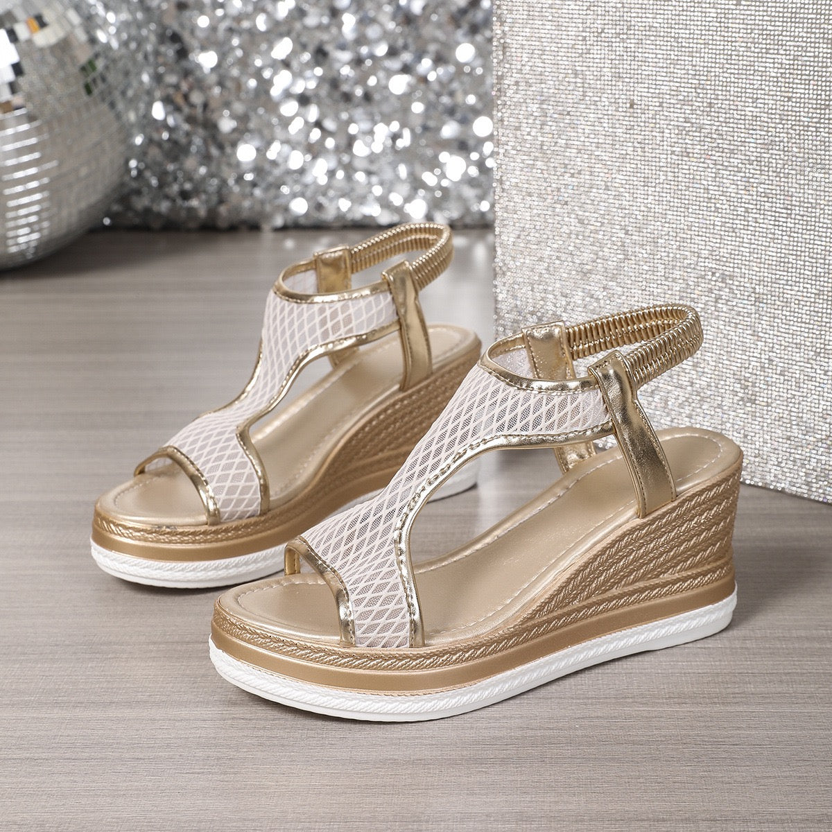DANELLE|Elegant orthopaedic slip-on sandals
