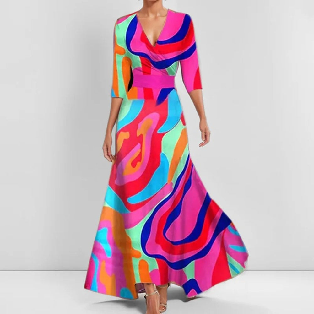 MADISON | Long Elegant Flower Dress