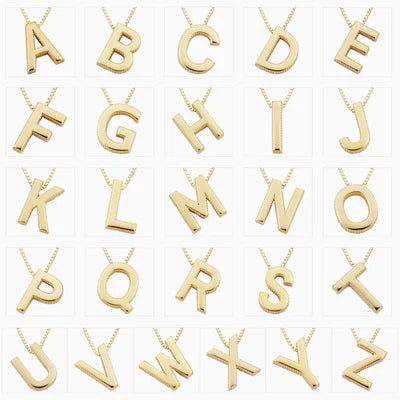 Ashbury | 18k Gold Initial Necklace