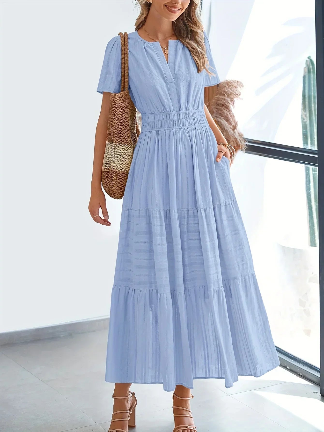 CECILIA|Flattering Summer Dress