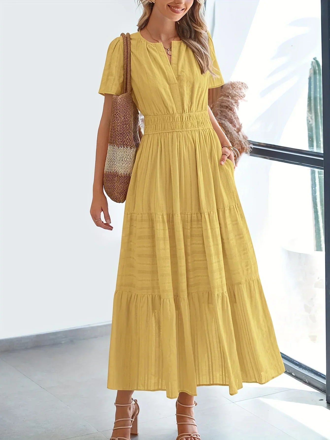 CECILIA|Flattering Summer Dress