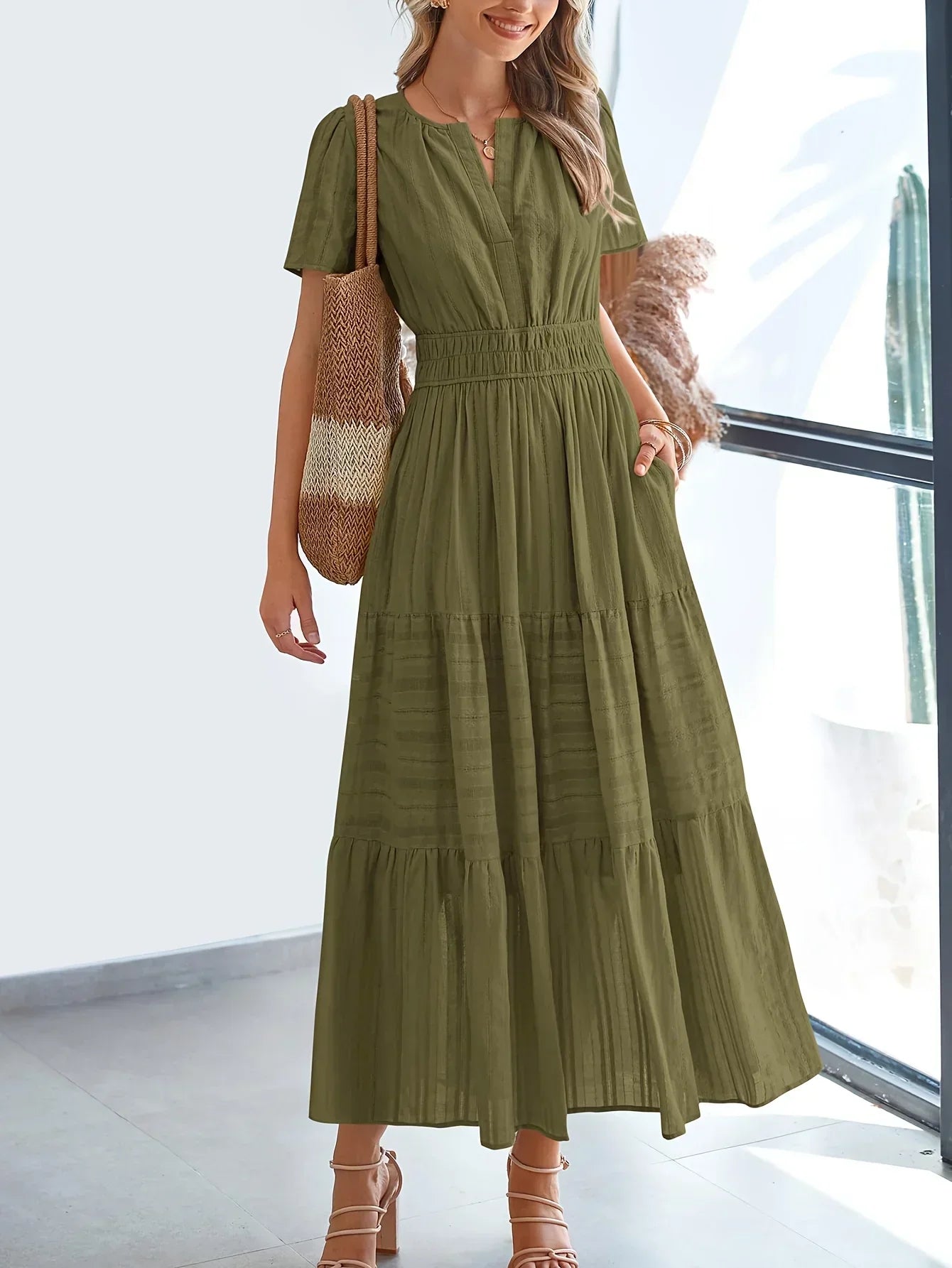 CECILIA|Flattering Summer Dress