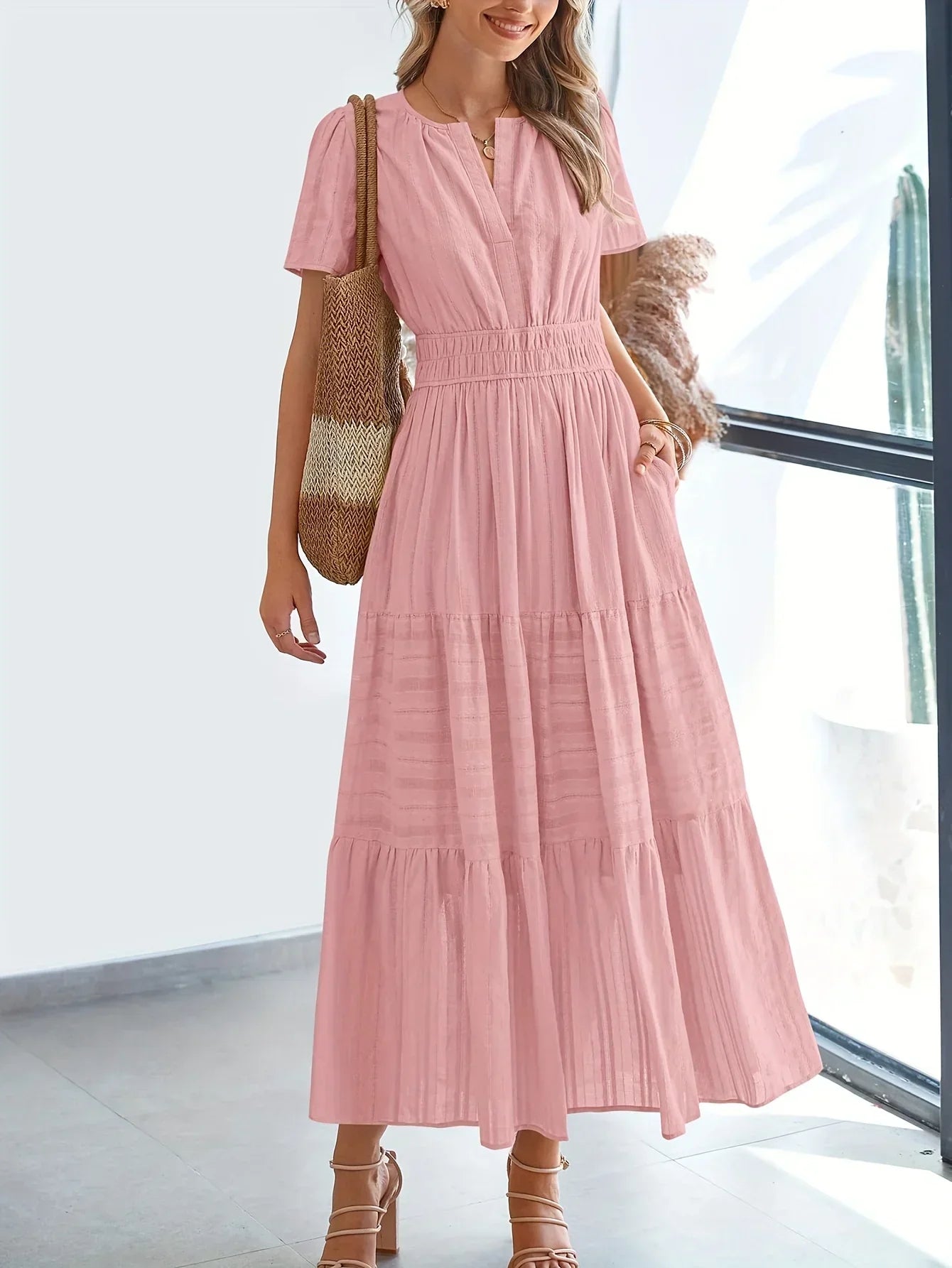 CECILIA|Flattering Summer Dress