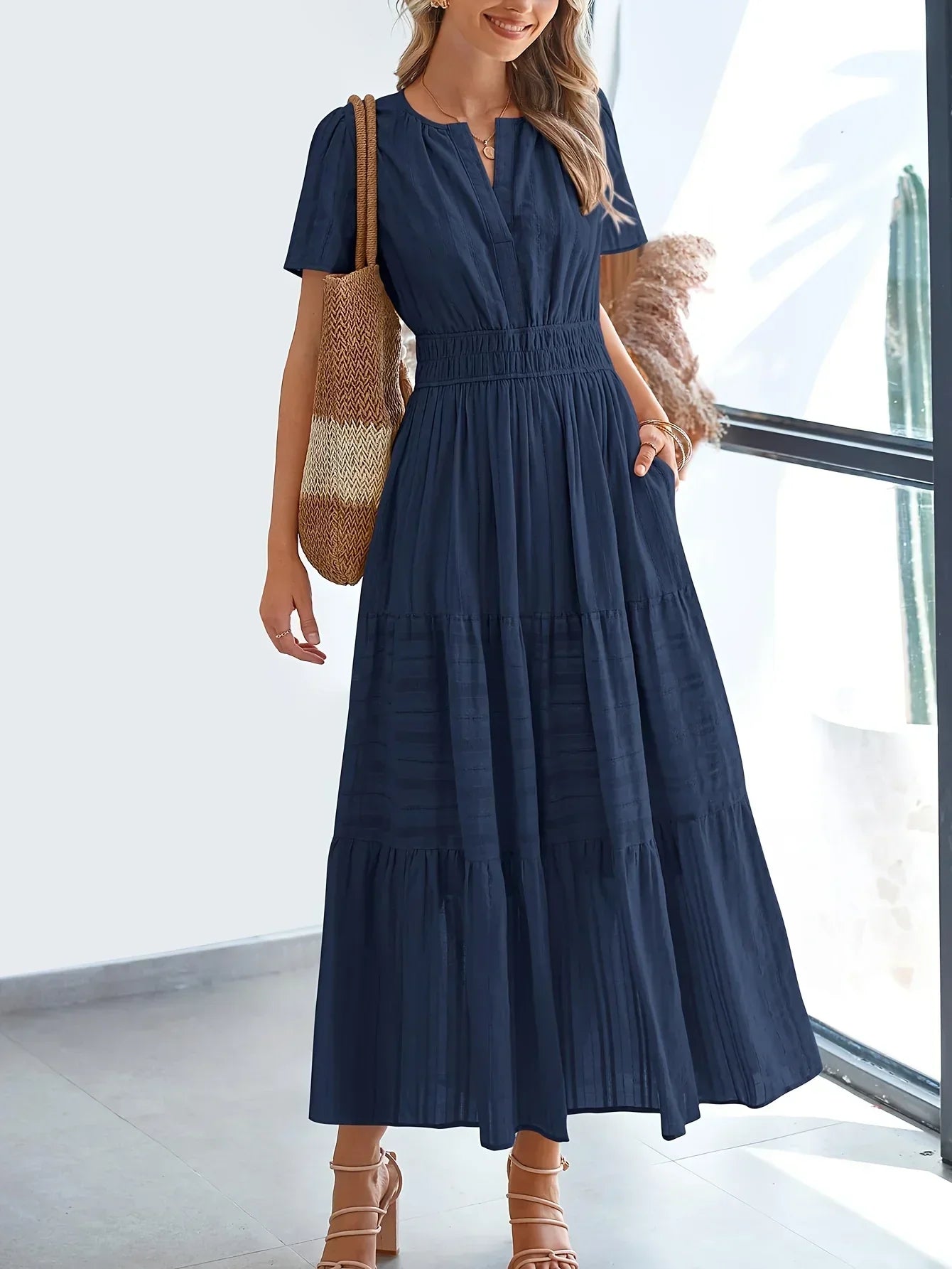 CECILIA|Flattering Summer Dress