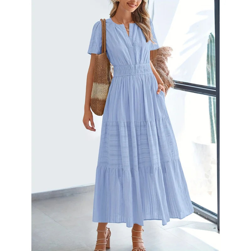 CECILIA|Flattering Summer Dress