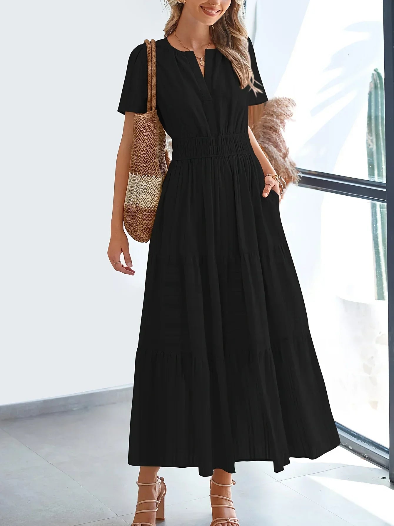 CECILIA|Flattering Summer Dress