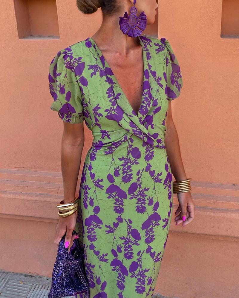 BEVERLY|Elegant midi dress