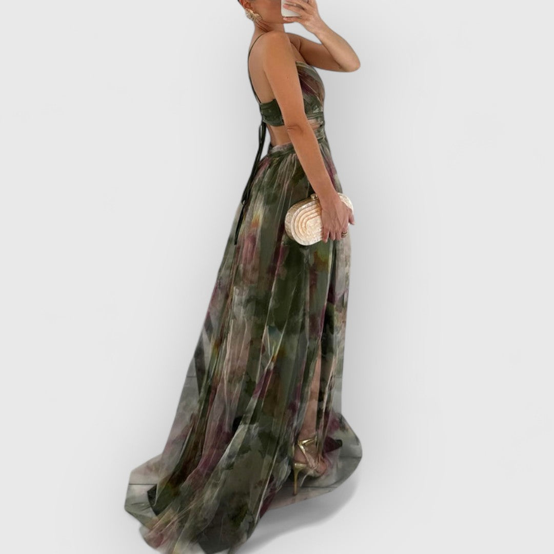 CLAIRE | Maxi dress with floral print
