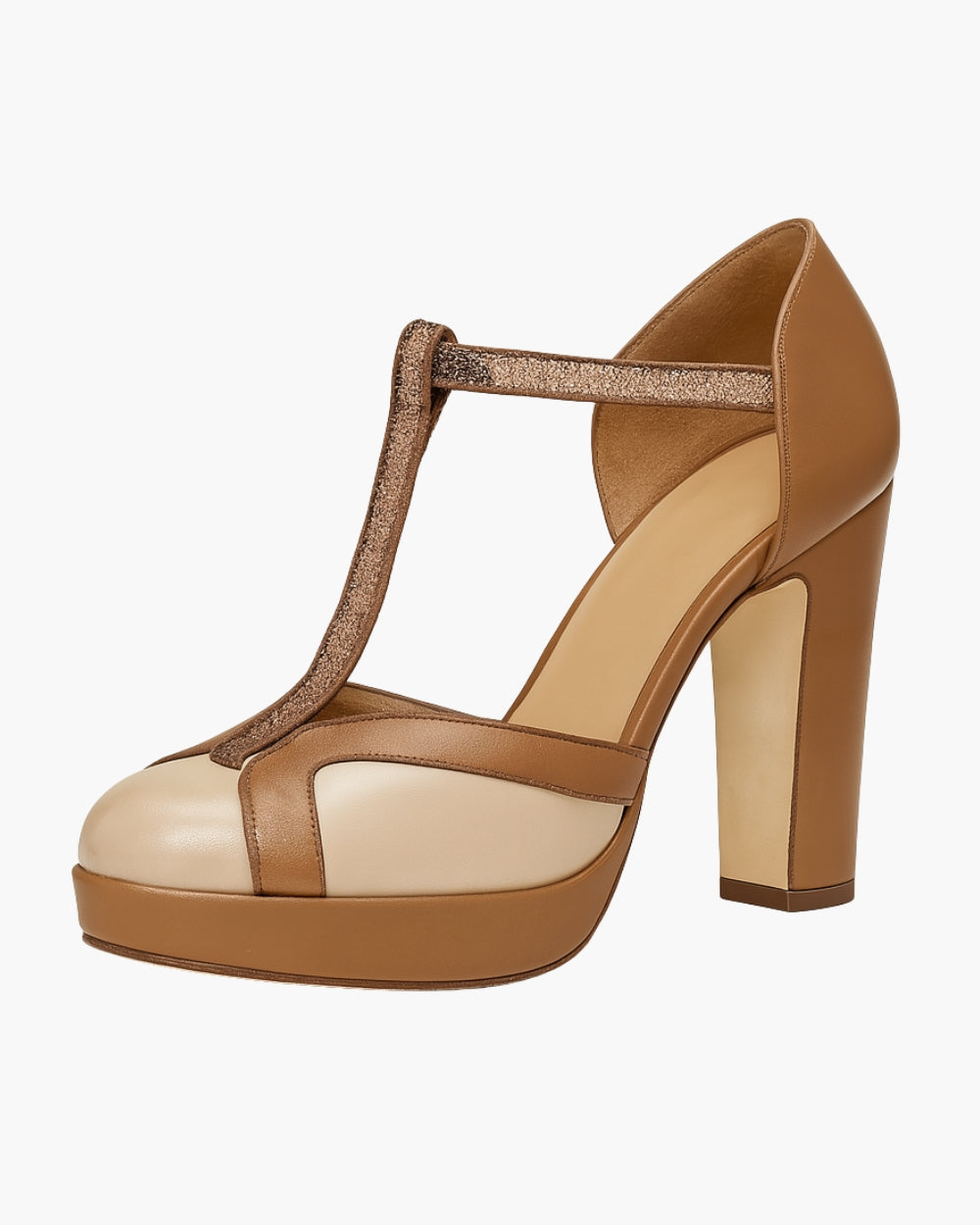 DELANEY｜T-bar pumps with straps
