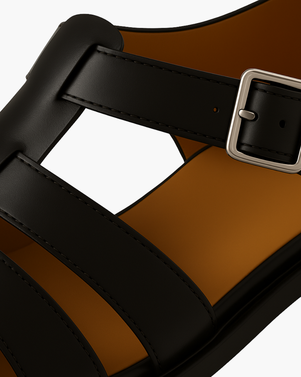 EMERY｜Closed sandals with strap