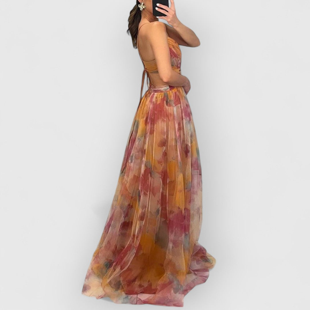 CLAIRE | Maxi dress with floral print