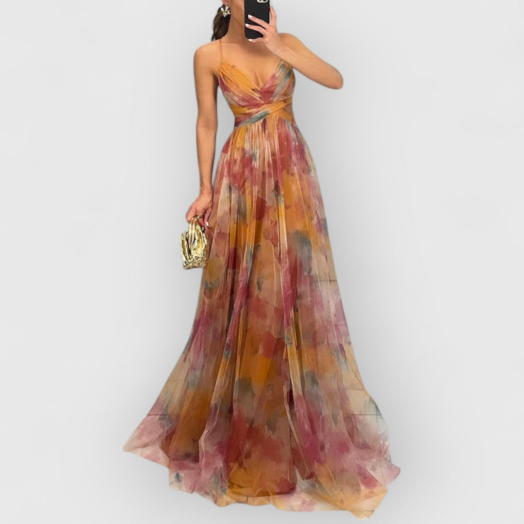 CLAIRE | Maxi dress with floral print