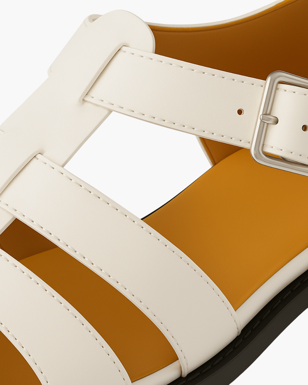 EMERY｜Closed sandals with strap