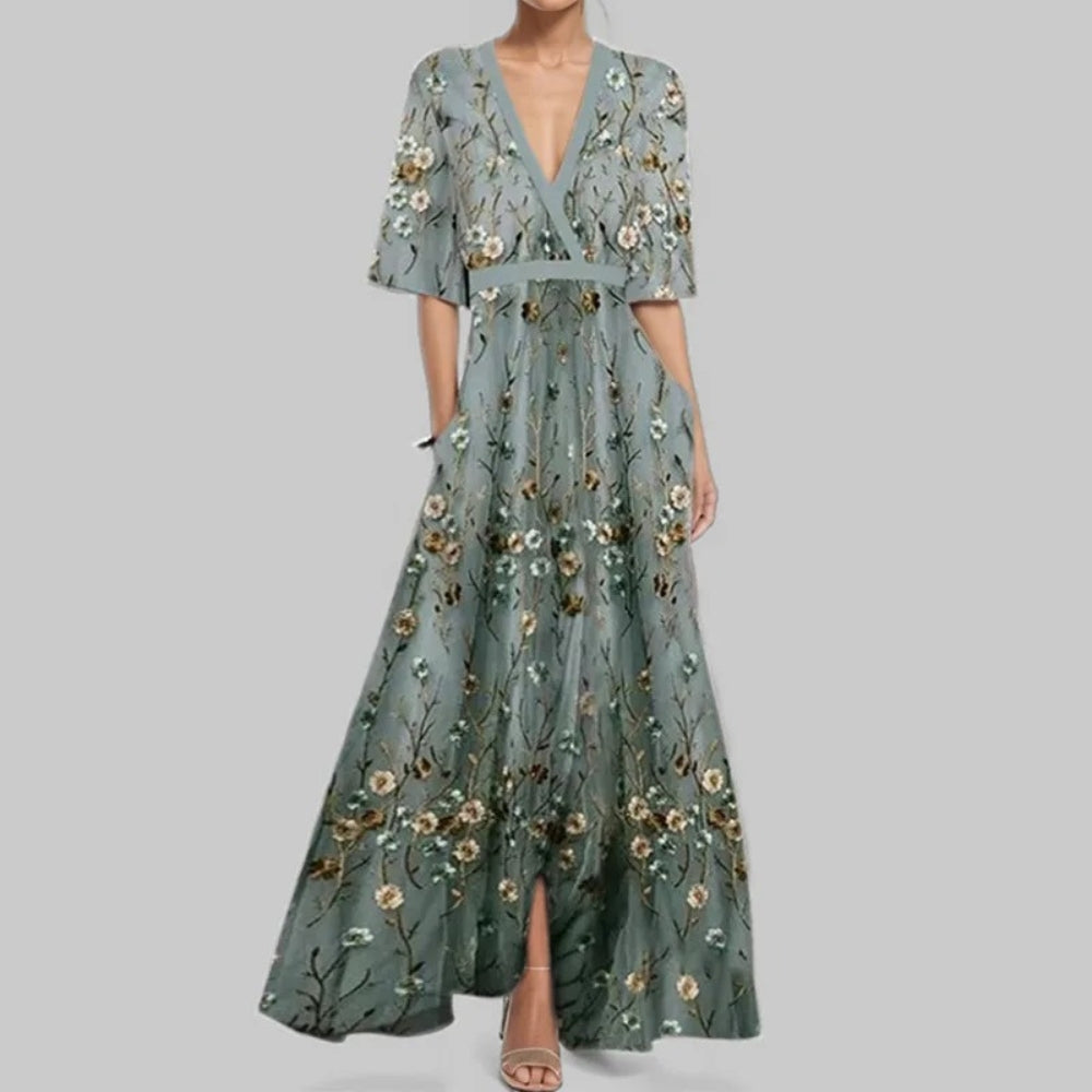 MADISON | Long Elegant Flower Dress