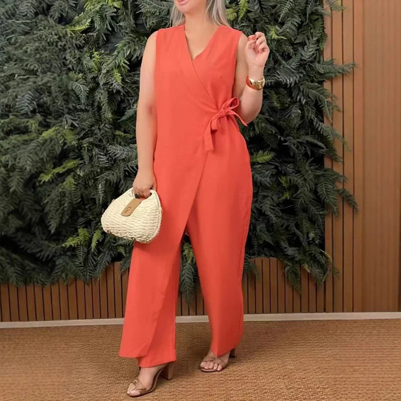 AVERY | Elegant V-neck jumpsuit